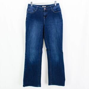 COLDWATER CREEK Blue Dark Wash Bootcut Stretch Jeans